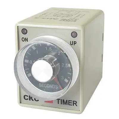 

AC 380V 0-3 Seconds 3s Plastic Housing Delay Timer Time Relay 8 Pin AH3-3