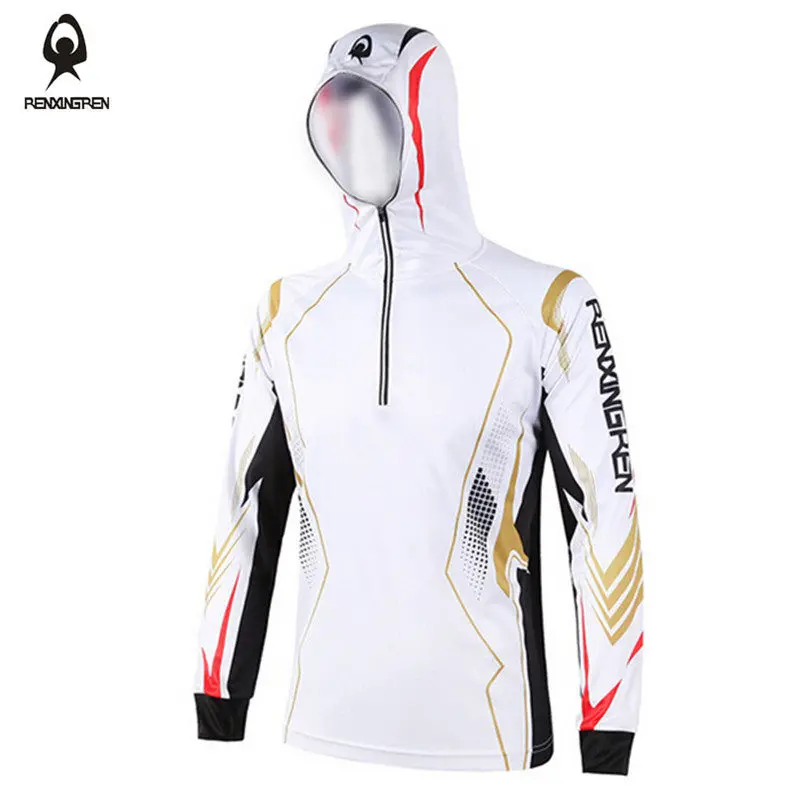  RENXINGREN Ropa Hombre Fishing Clothing Man Woman Anti UV Breathable Quick-drying Pesca Clothes for