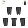 5pcs 9*12cm Succulent Plant Flower Nursery Pot Plastic Planter Holder Thicken Round Seed Storage Pot Container Home Garden Decor ► Photo 1/6