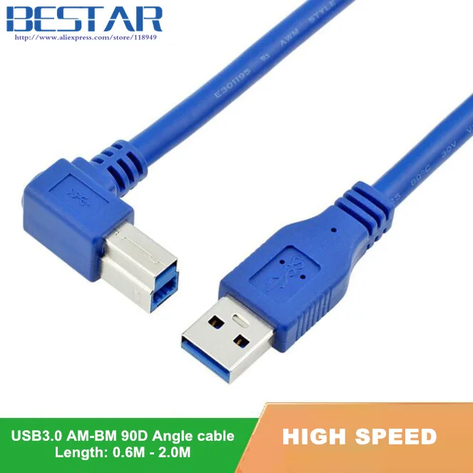 1m 6ft USB-C to USB-B Cable M//M USB 3.0 Type C to B Cable Printer External HDD