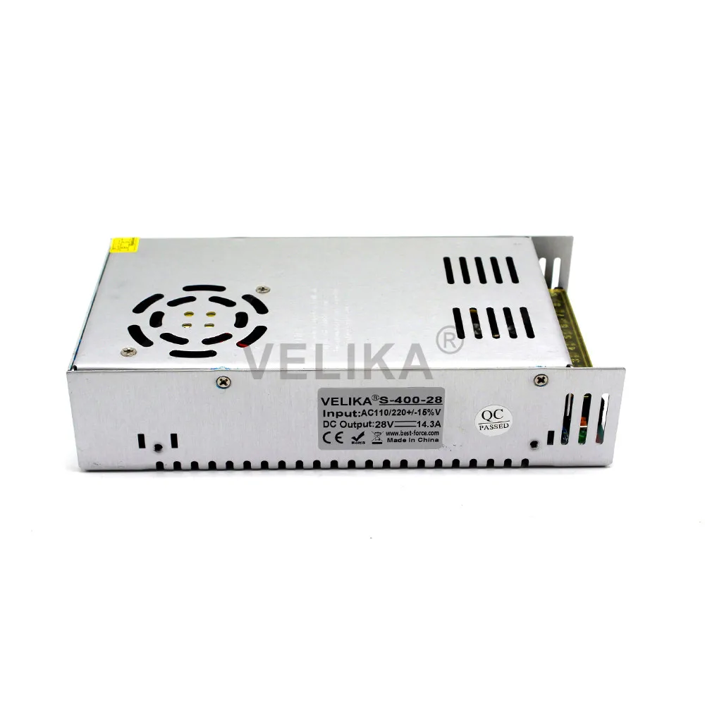Регулируемый 28V 14.3A 400W Драйвер импульсного источника питания для Светодиодный