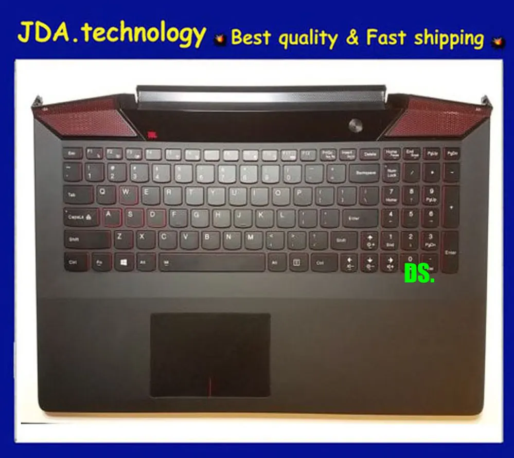 Упор для рук topcase Для lenovo IdeaPad Y700 Y700-15 Y700-15ISK верхняя крышка тачпад Клавиатура США с подсветкой AP0ZF000300