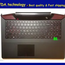Упор для рук topcase Для lenovo IdeaPad Y700 Y700-15 Y700-15ISK верхняя крышка тачпад Клавиатура США с подсветкой AP0ZF000300