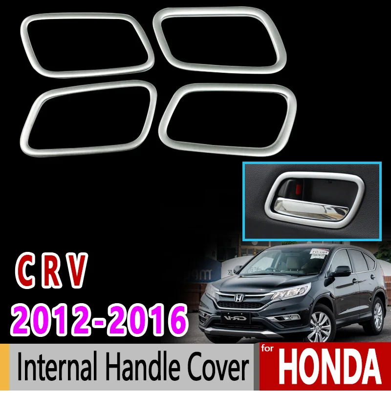 Для Honda CRV CR-V 2012 2013 2014 2015 2016 Chrome внутренней крышки ручки высокое качество