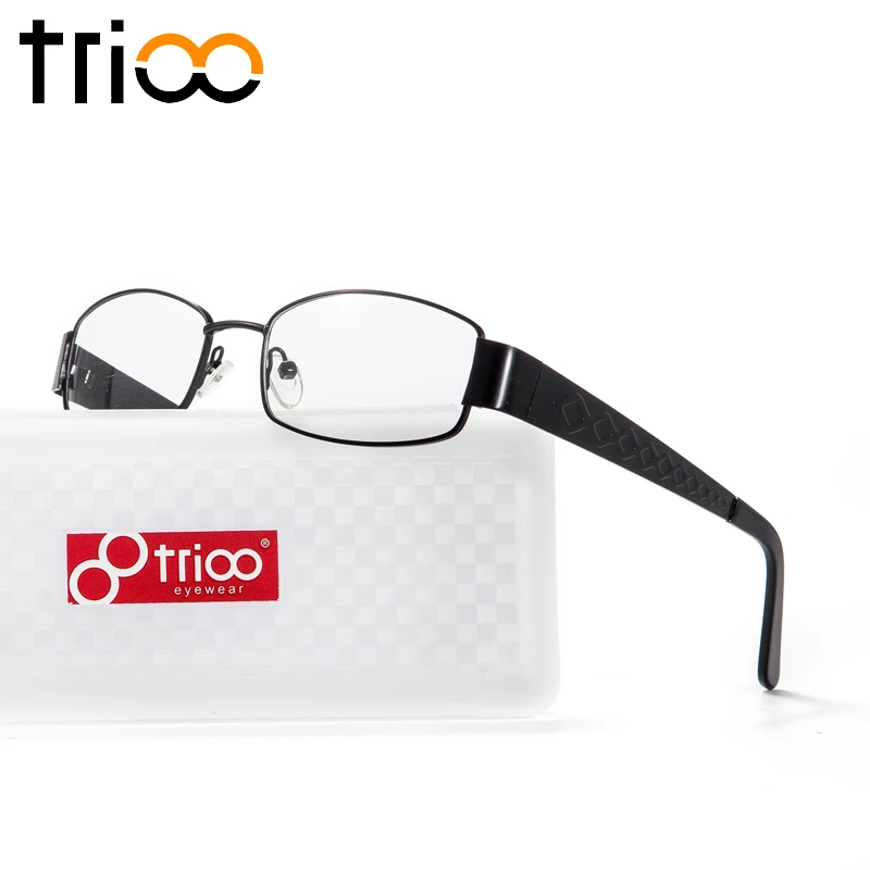 Brille Hohe Rhombischen Computer Dioptrien Col001 Oval Absolvierte Objektiv Rezept Metall Trioo Mens Qualität Brillen C1qfW
