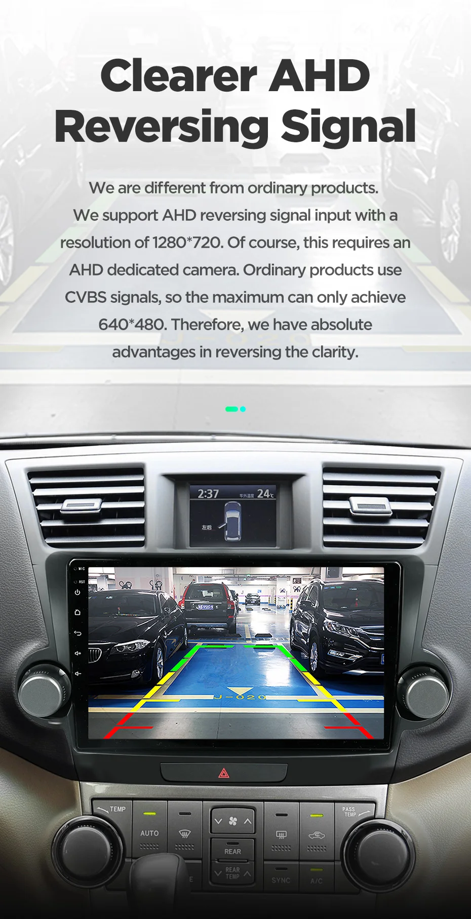 Perfect TEYES SPRO Car Radio Multimedia no 2 din android Video Player Navigation GPS For Toyota Highlander 2 XU40 2007-2013 6