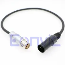 Eonvic 4 Булавки XLR Фишер 2 Булавки Alexa Камера Мощность кабель