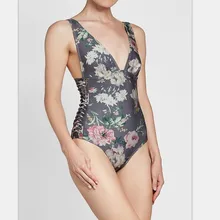 Женский купальник, женский купальник для пляжа,, купальник, женская одежда, подтяжка, австралийский стиль, новинка, для прогулок, сексуальный, с печатью, полиэстер