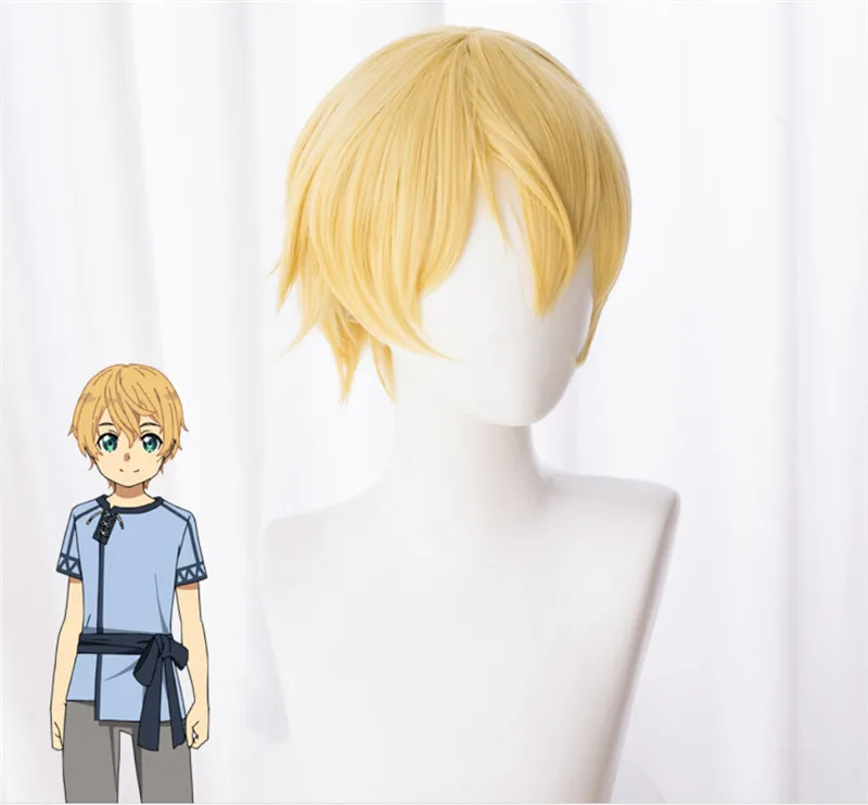 Sword Art Online Alicization SAO Eugeo Cosplay Wig Hair Eugeo Cosplay Accessories Sword Art Online Alicization SAO Eugeo Cosplay Wig Hair Eugeo Cosplay Accessories