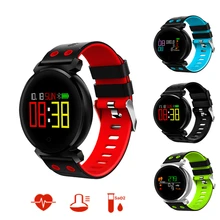 Hiwego фитнес трекер сна умный Браслет кровяное давление Пульс Часы IP68 смарт-браслет черный Reloj пульсометр здоровье браслет