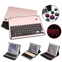 Ultra Thin Folio Cover With Removable Bluetooth Keyboard with 7color Backlit For 10.5 iPad Pro 17Nove24