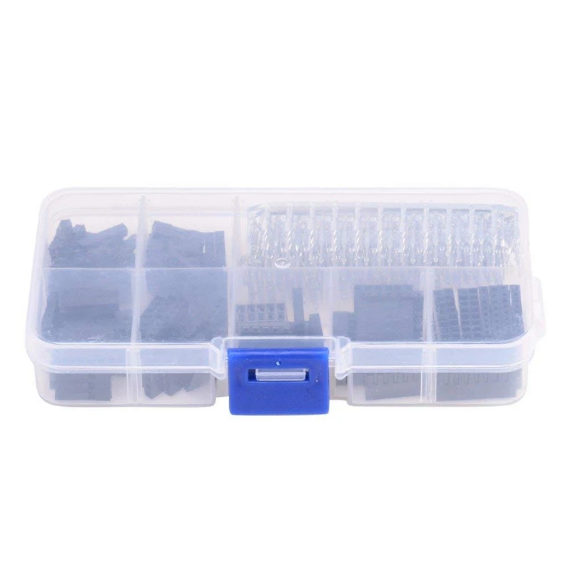 310pcs Wire Cable Jumper Pin Male + Female Cable Jumper Pins Connectors Housing Assortment Kit 13