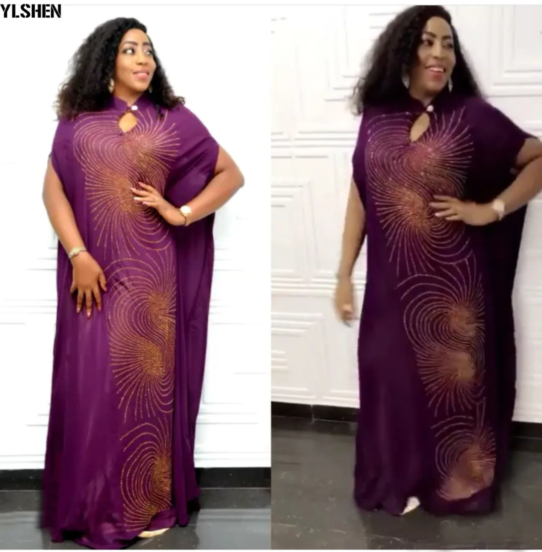 Length 150cm Bust 130cm African Dresses For Women New African Clothes Dashiki Fashion Sexy Long Loose Africa Dress Clothing