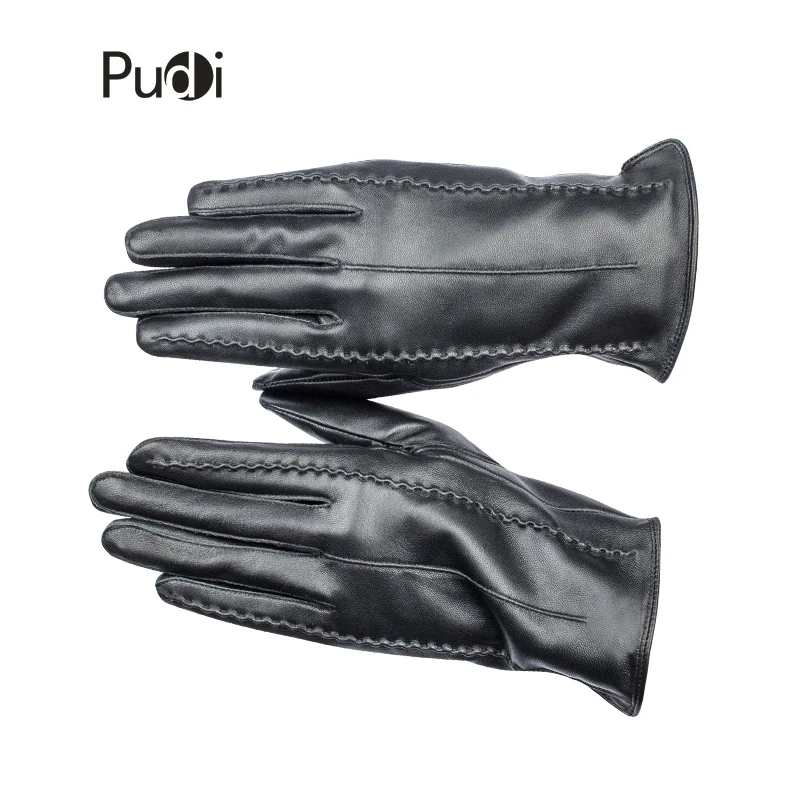 PUDI GL813 женские перчатки из натуральной кожи 2018 новые модные овечьей на запястье