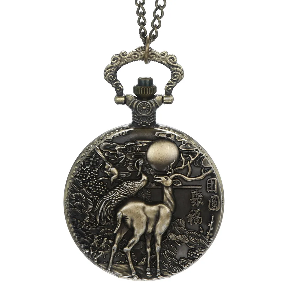 

#5005Vintage Chain Retro The Greatest Pocket Watch Necklace For Grandpa Dad Gifts DROPSHIPPING New Arrival Freeshipping Hot Sale