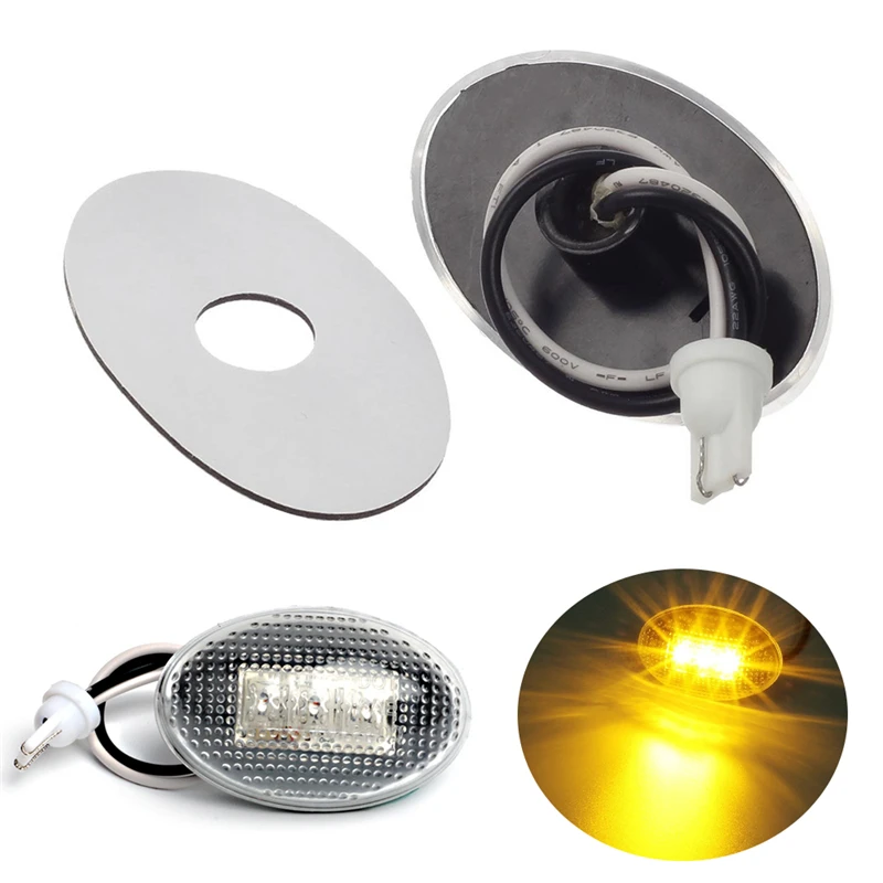 KEYECU 4 штук 12 V 3Led переднее крыло кровать распродажа боковой фонарь светодиодные фонари для 1999-2010 Ford Super Duty F250 F350 F450 F550