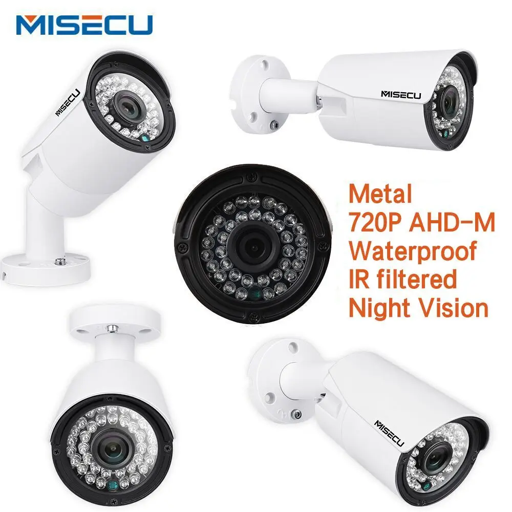 Misecu 8ch 720 P AHD M DVR VGA HDMI 1080 8*720 ИК ночного видения Водонепроницаемый облако Камера xmeye