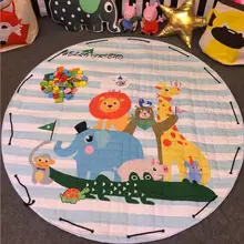 Skyleshine сумка для хранения Зоопарк игровые коврики игрушка круглый ковер развивающий Rawling большой холст коврик ковер детские развивающие игрушки S2709