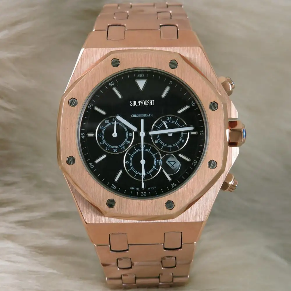 

Mens Watches Top Brand Runway Luxury European Design Quartz Wristwatches A06384