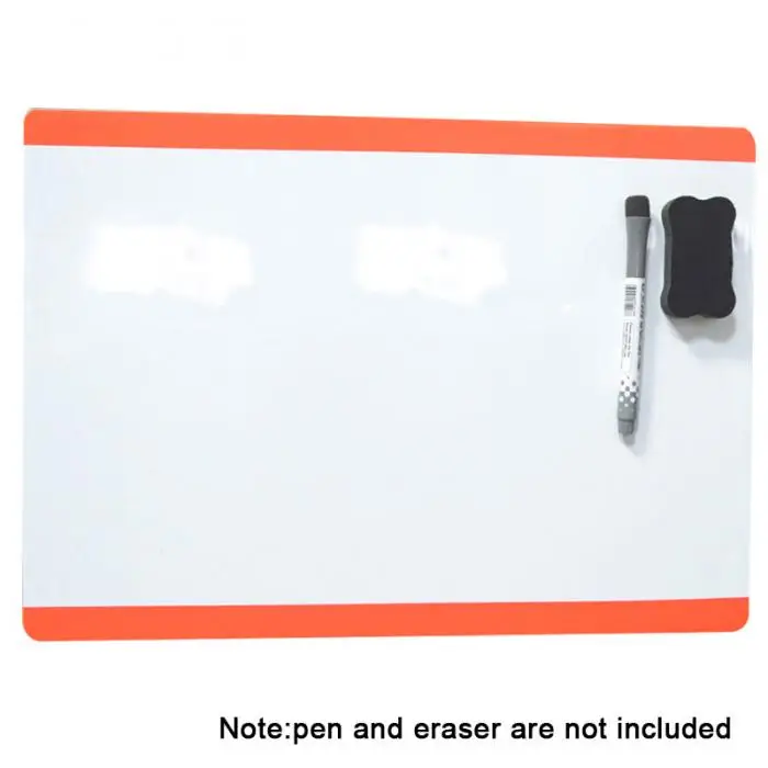 High Magnetic Board Whiteboard A4 21x30cm PVC Gift For Drawing Message Fridge Refrigerator UEJ