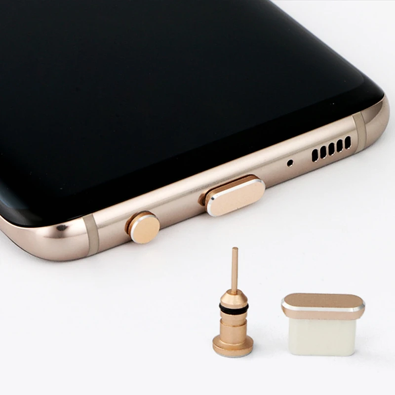 Для Samsung Galaxy Мобильный телефон Тип C Набор штепсельных вилок от пыли USB Type зарядный