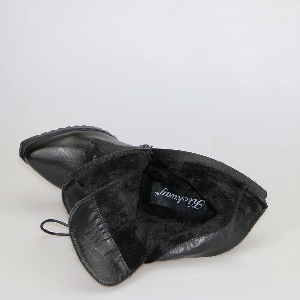 Kickway/женские ботильоны Женские ботинки больших размеров 34 43 botas mujer invierno Коллекция