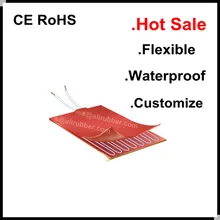 Силиконовый обогреватель коврик/коврик, автомобильный топливный фильтр нагреватель, Дизельный Нагреватель 12 В 200 Вт, гибкий нагревательный элемент, согревающий коврик/коврик