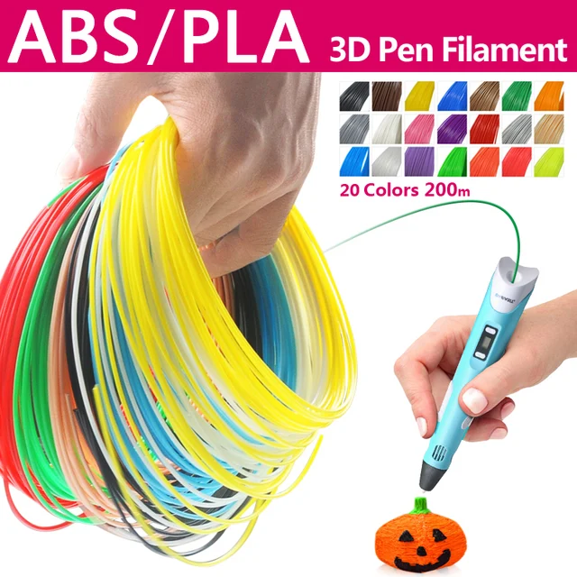 Cheap Quality product pla/abs 1.75mm 20 colors 3d pen filament pla 1.75mm pla filament abs filament 3d pen plastic 3d filament rainbow