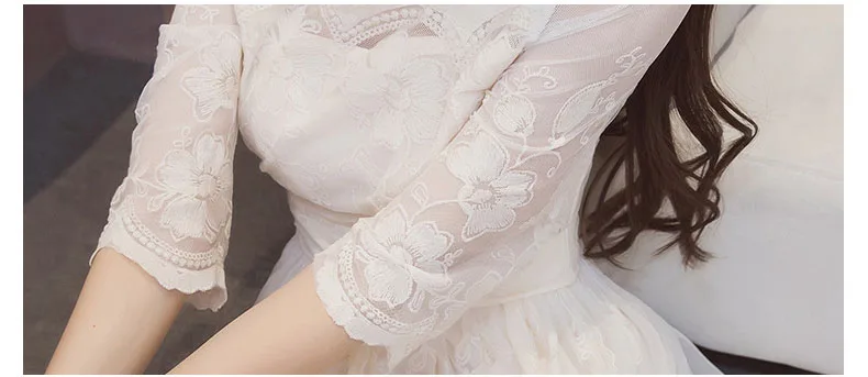 Летнее белое платье для девочек; Сетчатое кружевное платье из гипюра с укороченным рукавом; Длинные вечерние платья; богемное пляжное платье в богемном стиле; Robe Dentelle