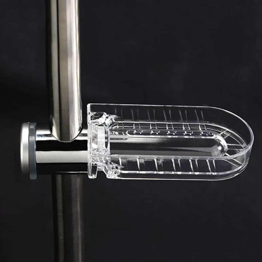 

Bathroom Chrome Adjustable Shower Head Holder Bar Kit Stainless Steel Shower Sliding Riser Rail Bracket Soap Dish
