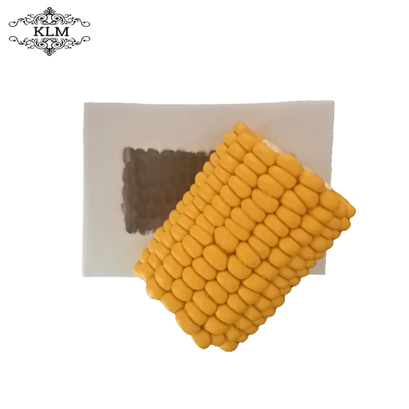 KLM 00192 3D Corn Cake Silicone Molds Fondant Cake Decorating Tools