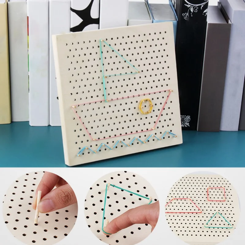 Детская игра-головоломка, креативные игрушки, Летающие шахматы, зубчатая доска, гриб, гвоздь, головоломка, деревянные развивающие игрушки для детей