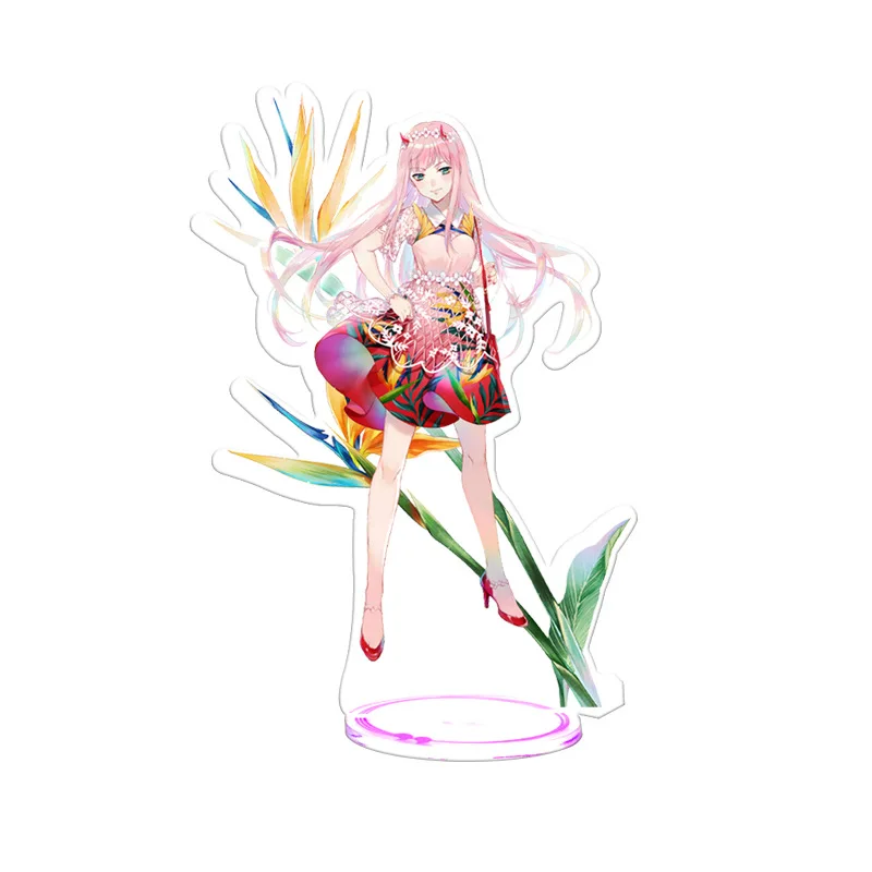 Аниме дорогой в франксе Zero Two фигурка на акриловой подставке настольное
