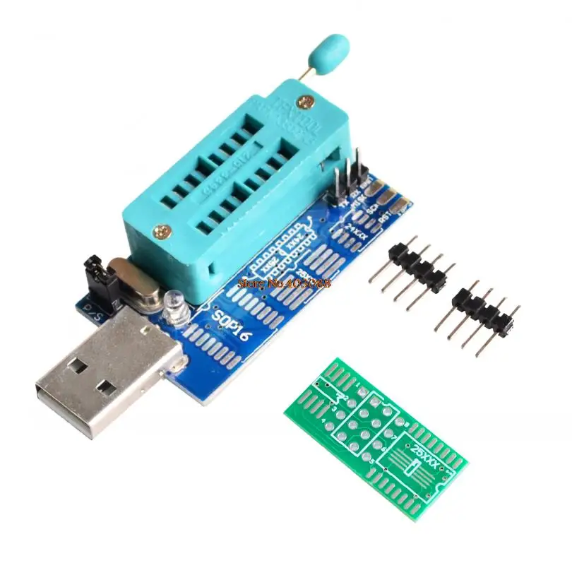 10 шт./лот Биографические очерки доска MX25L6405 W25Q64 USB программист ЖК дисплей горелки