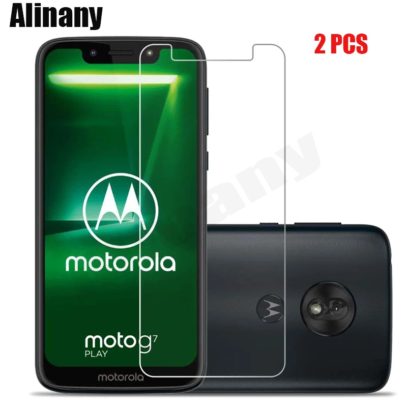 Закаленное стекло 2 шт. для Motorola Moto G7 Play Защитная пленка экрана Power G 7 G7Power G7Play