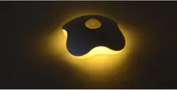 LightInBox умный организм индукции детектор ночник светодиодный светильник портативный стикер стены инфракрасный движения Сенсор ночник