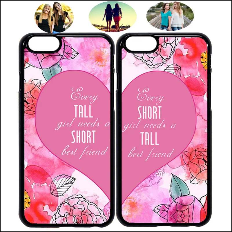 Every Tall Girl Need A Short Heart Best Friend Matching Phone Case