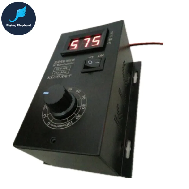 

DC6V-90V Digital PWM DC Motor Controller 8A 15A 0-100% Adjustable