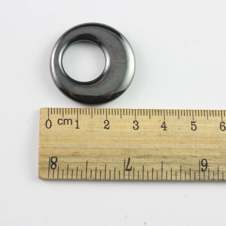 hot sale fashion hematite circle pendant accessories diy accessories  HP1030 4