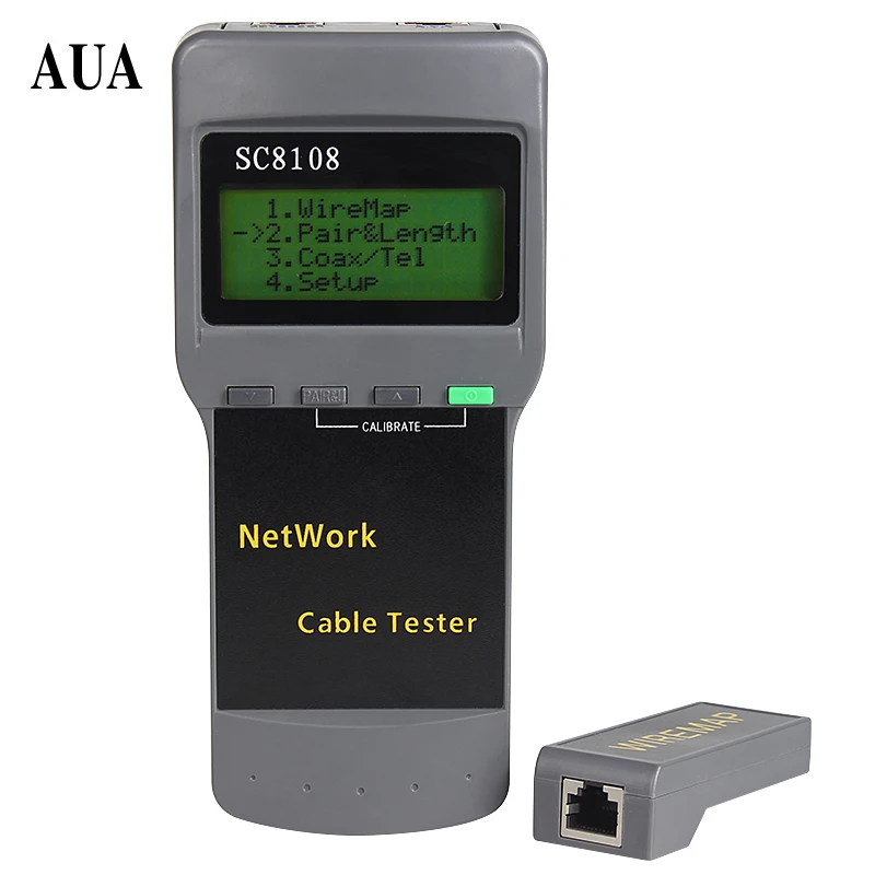 Free Shipping Portable Multifunction Wireless Network Tester Sc8108 LCD