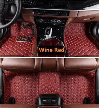 

Auto Floor Mat For Porsche Macan 2014 2015 2016 2017 2018 2019 2020 Foot Carpets Step Mats High Quality Embroidery Leather