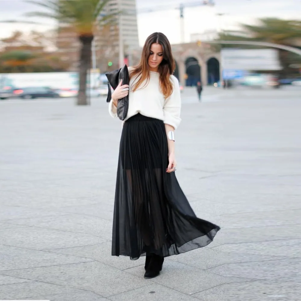 top to wear with long black skirt