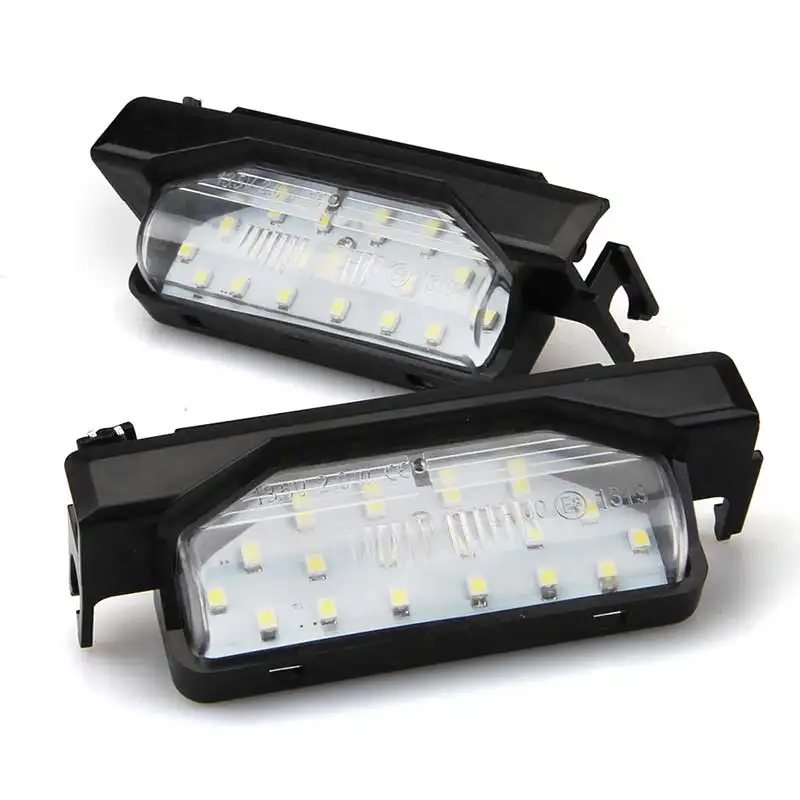 2Pcs 12V LED Number License Plate Light Lamps for Benz GOLF 4 5 6 7 Polo 6R Car License Plate Lights Exterior Accessories