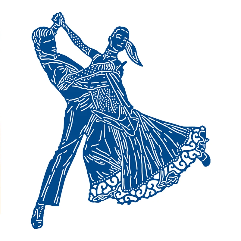 Classical Dancer Metal Cutting Dies Stencils for DIY Scrapbooking Embossing Photo Album Decoration Paper Card Crafts Die Cut | Дом и сад