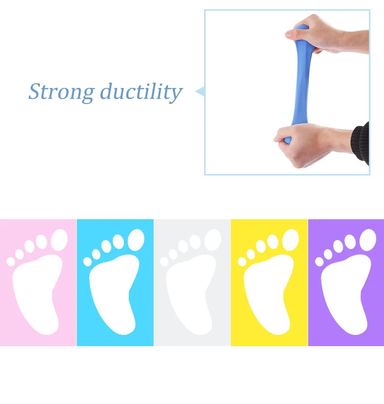 Отпечаток руки ребенка отпечаток ноги Diy новорожденный креативный подарок Bebek сувенир Нетоксичная глина игрушка чернильница для малыша один набор
