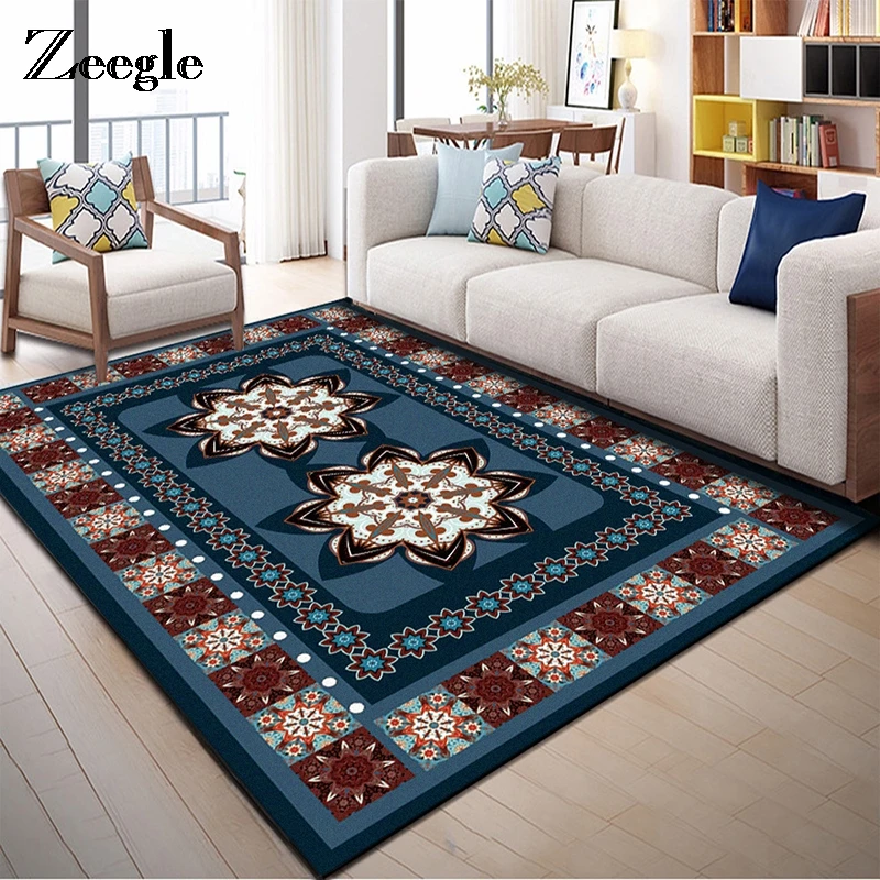 Zeegle الشمال نمط نمط السجاد لغرفة المعيشة Bedoom الطابق حصيرة عدم الانزلاق السجاد طفل غرفة بجانب حصيرة أريكة الجدول البساط سجادة باب