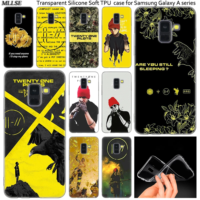 

Hot Twenty One Pilots Silicone Case For Samsung Galaxy A50 A30 A10 A40 A6 A8 Plus A20 E A5 A7 2018 2017 2016 Note 9 8 Fashion