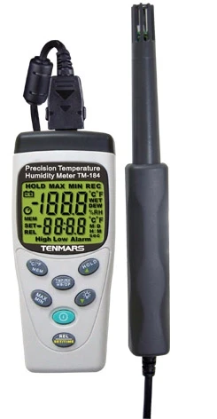 

Tenmars TM-184 LCD display High precision hygrometer psychrometer