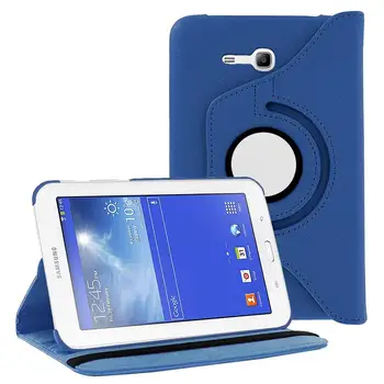 

360 Degree Rotating Stand Case SM-110 T110 T111 Tab E 7.0 T113 T116 T113 Tablet Case Case For Samsung Galaxy Tab 3 Lite 7" Cover