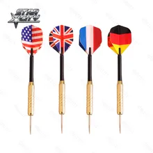 18 г 12 шт./компл. профессиональные медные дротики(19 цветов) игла